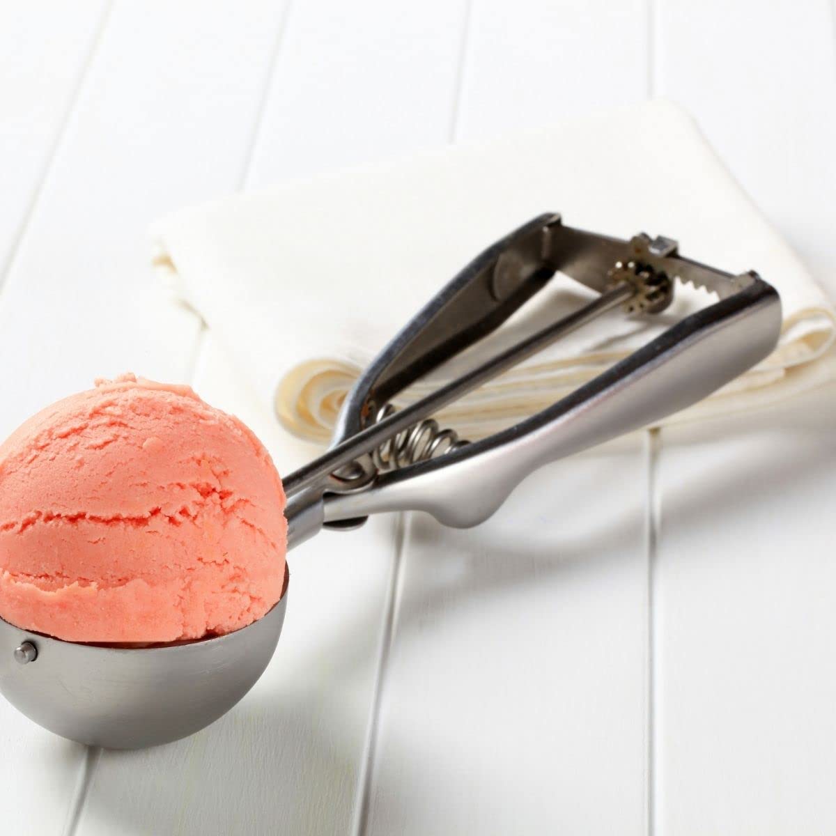 Fackelmann, cuillère à, portionneuse pour glace et 45979, łyżka do lodów i sorbetu, stal nierdzewna, srebrna, 22,5 x 5 cm, szara