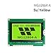 Original WG12864A Display Module LCD12864 Monochrome Dot Matrix LCD Yellow Screen Side (Yellow)