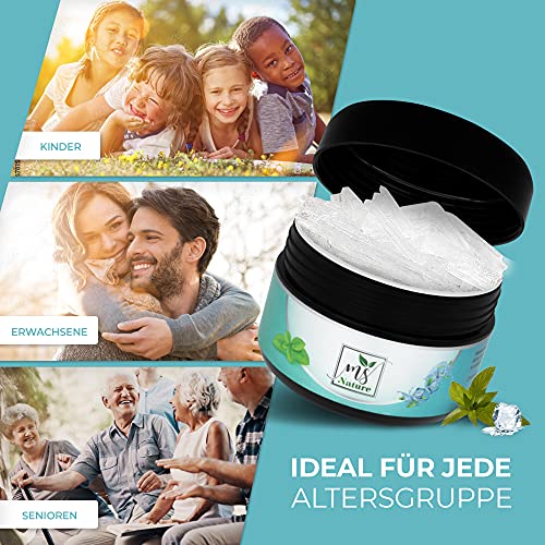 MS Nature® - Premium Qualität - Mentholkristalle für Sauna 100% Minzöl – Eiskristalle als Sauna Zubehör zum Inhalieren – Eukalyptus Saunaaufguss – Sauna Aufgussmittel - Image 5