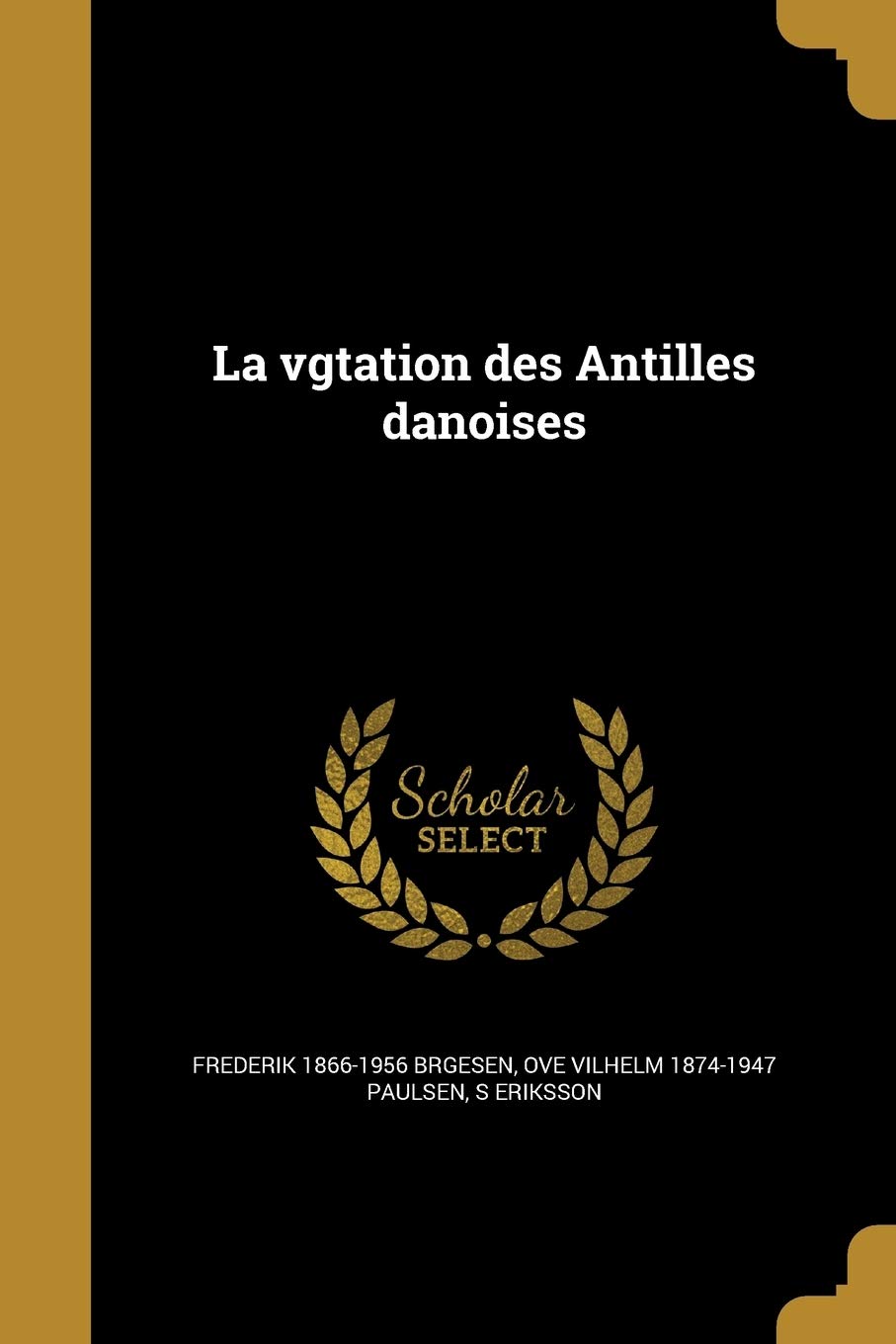 La vgtation des Antilles danoises