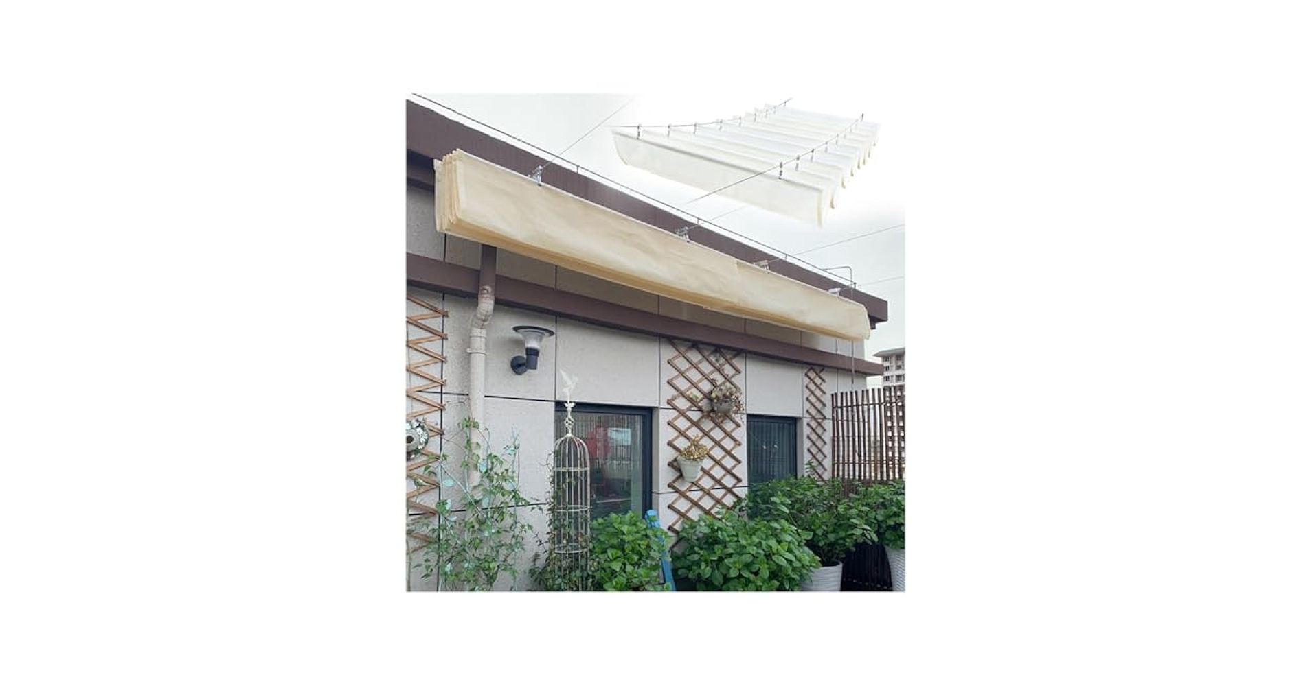 CanopyAL クリア Amazon.com : Amagenix 12' X 22' Sun Shade, 95% UV Protection