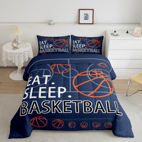 Image of Feelyou Basketball Bedding Set Queen Size for Kids