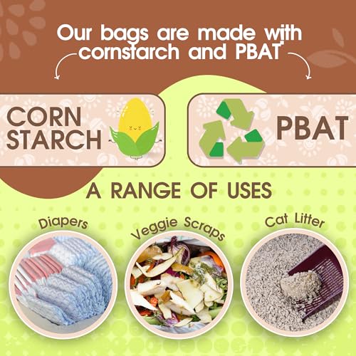 Image of Pet N Pet Poop Bags For Dogs, 240 Counts Plant Based Dog Poop Bags Rolls, Thick Doggie Poo Bag, 100% Leak-proof, Easy to Use Pet Waste Bag (Pack of 2)