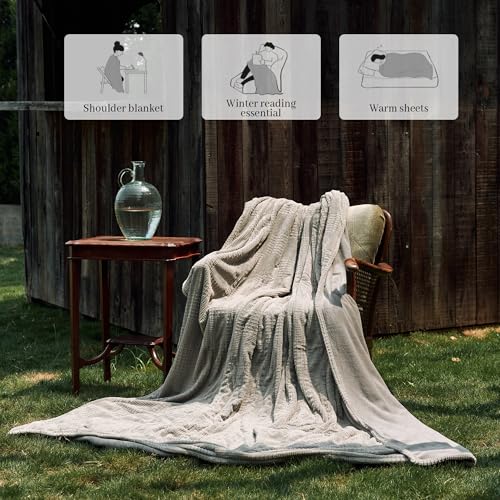 Electric Blanket Full Size 72''X84'' - Heated Blanket with Single Control Fast Heating 9 Heating Levels & 10 Hours Auto Off,ETL Certified Machine Washable (Grey)
