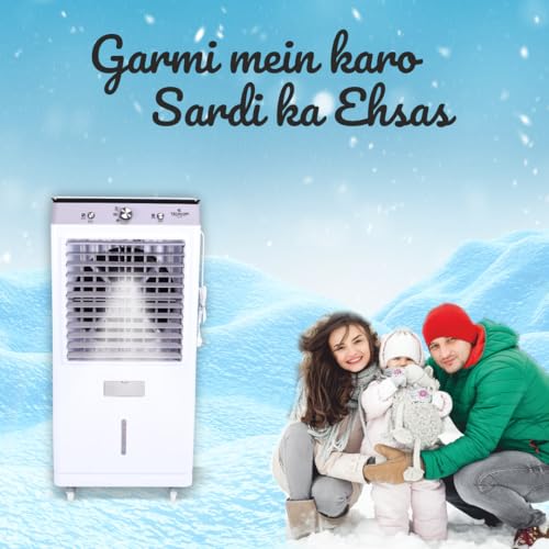 Image of GTS 70 Air Cooler | 70L Tank Capacity | 28mm Bearing Motor | Auto Swing | High Air Throw | Inverter Compatible | Honeycomb Cooling Pads | 1+1 Year Warranty