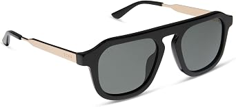 DIFF Jena Sims Oversized Polarized Sunglasses for Women UV400, Multicolor
