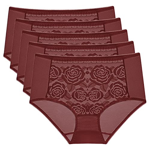 Culotte taille haute lot de 5 sans couture pour oublier les marques