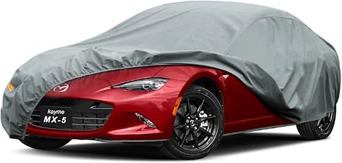 Kayme Funda de coche resistente para Mazda Miata MX5 MX-5 TargaRoadsterCabriolet (NA NB NC ND 1990-2025), impermeable para todo tipo de clima, para