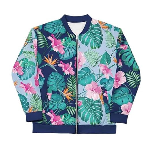 Zoey's Tropical Bomber Jacket