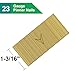 Toicann 23 Gauge Pin Nails Headless Pinner Nails for 23 GA Pneumatic & Electric Pinners or Pin Nailer or Pin Nail Gun, Great for Fine Woodworking & Trim Jobs (1-3/16