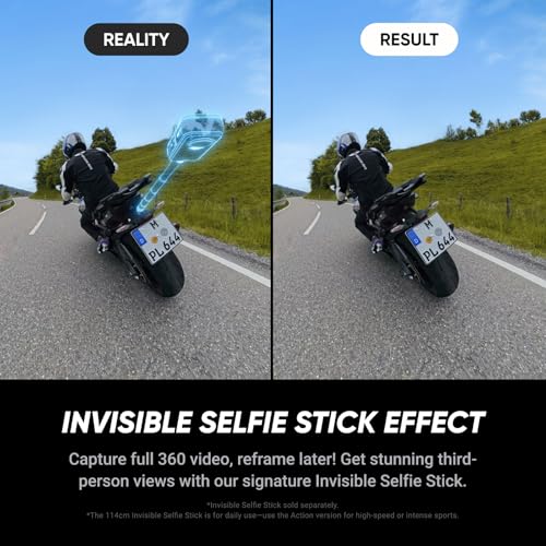 Image of Insta360 X5 BMW Motorrad Edition - Waterproof 8K 360 Action Camera, Leading Low Light, Invisible Selfie Stick Effect, Rugged and Replaceable Lens, 3-Hour Battery, Built-in Wind Guard, Stabilization