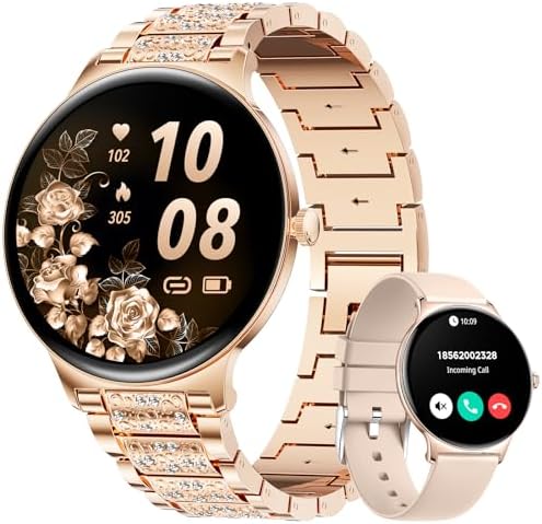 Smart Watch(Answer/Make Call), 1.85" Smartwatch for Women