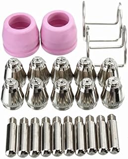 24PCS SG-55 AG-60 WSD-60 Plasma Cutter Cutting Torch Tip Nozzles Consumables Kit