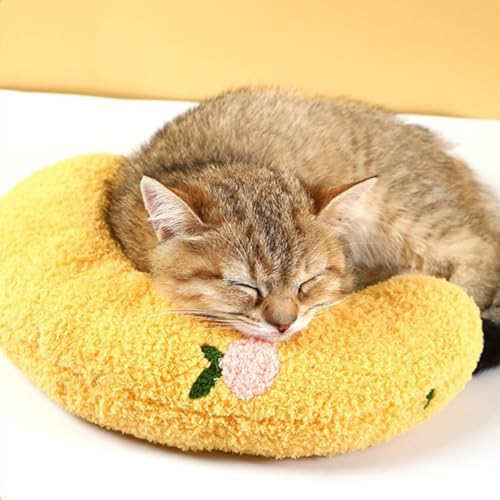 Almohada para mascotas lavable en lavadora con relleno de algodón perla 7