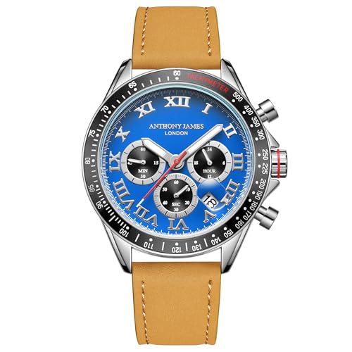 Regent Orologio da Polso Uomo Analogico Cinturino IN Metallo Argento