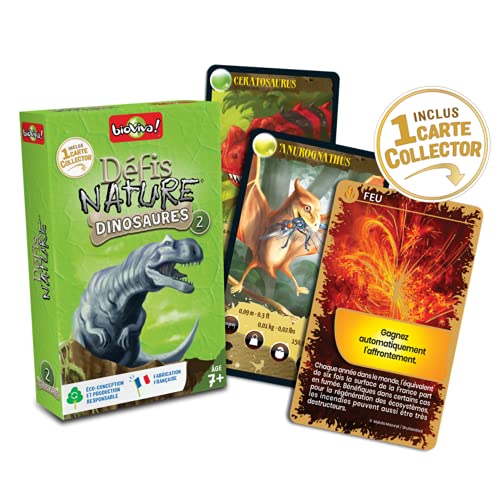 BIOVIVA - Défis Nature - Dinosaures 2 - Jeu de société ludique dès 7 ans - 2280112