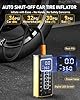 Tire Inflator Portable Air Compressor, 150PSI Auto Air Compressor for Car Tires, Portable Tire Inflator for Car with Pressure Gauge, Pocket Tire Pump for Cars, Bike, Motorcycle, Ball #4