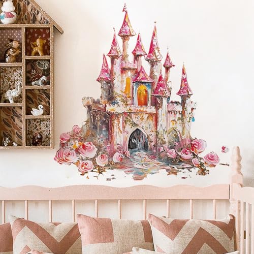 Vinilo Decorativo Castillo Princesa Runtoo 2 Piezas miniatura 3