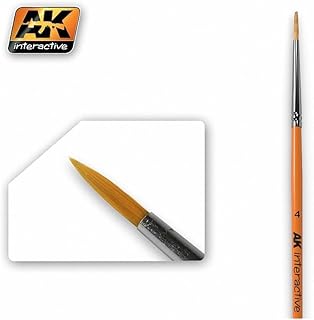 AK Interactive AK605 4 Round Synthetic Brush