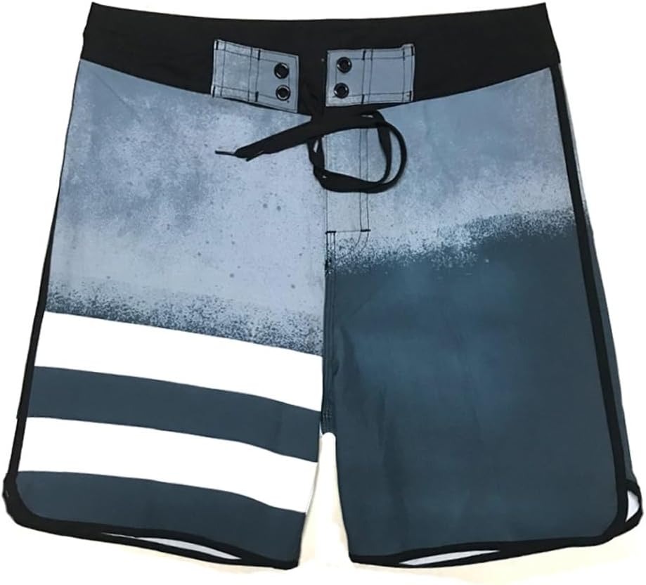 Men's Quick Dry Surf Beach Pants Striped Print Vacation Travel Leisure Sports Fishing