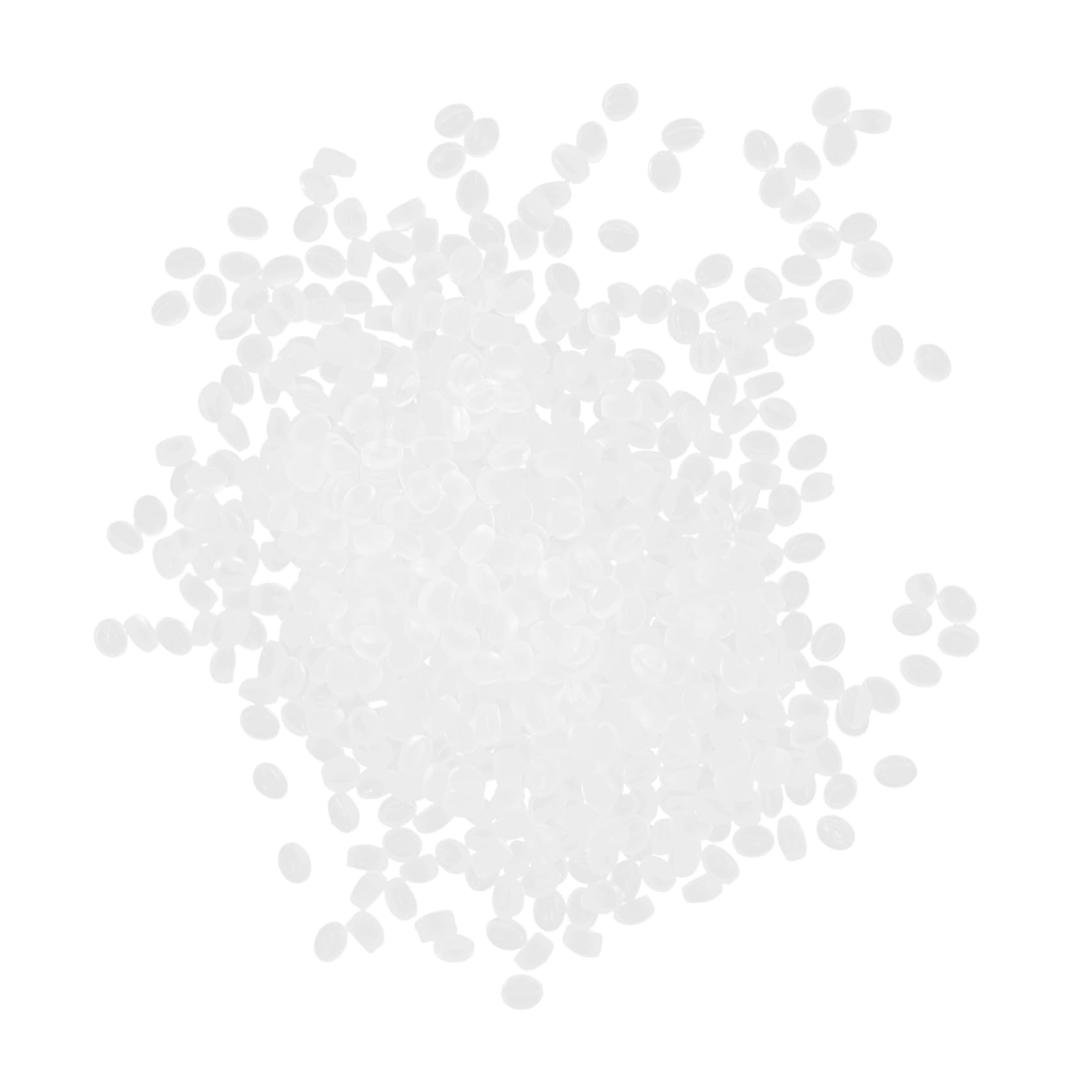Perle Eva senza Profumo in Sacchetto da 1, Bianche | Abbinabili a Vetro, Effetto Decorativo, per Accessori e Ricariche, Confezione Singola