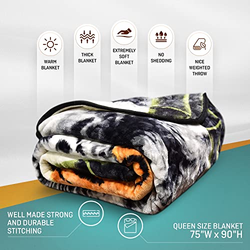 Tiger Blanket Mink Blanket Korean Blanket Heavy Blankets Queen Size Tiger Throw Blanket Korean Mink Blanket Tiger Statue Animal Blanket Bed Warm Blanket Full Queen Animal Blankets Mexican Blanket #TOP2