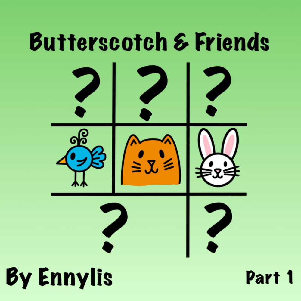 Butterscotch & Friends Easy and Bold Coloring Story Book: A Cute Fun Coloring Story Book Following Butterscotch on an Adventure to Find Friends, a coloring book for all ages.