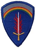 United States Army SHAEF Supreme Headquarters Allied Expeditionary Force Patch, Full Color, with Iron-On Adhesive