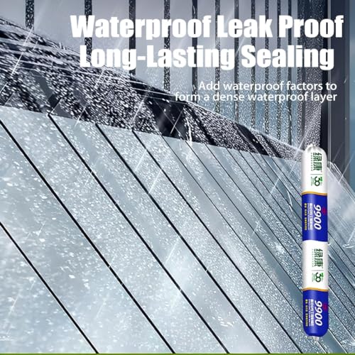 Image of 9900 Sealant Waterproof, Silicone Sealant, Waterproof, Durable Solution for Roof and Wall Cracks, Waterproof Insulation Sealant for Bathroom, Toilet, Tiles, Walls, Outdoor (1 Piece, Transparent)