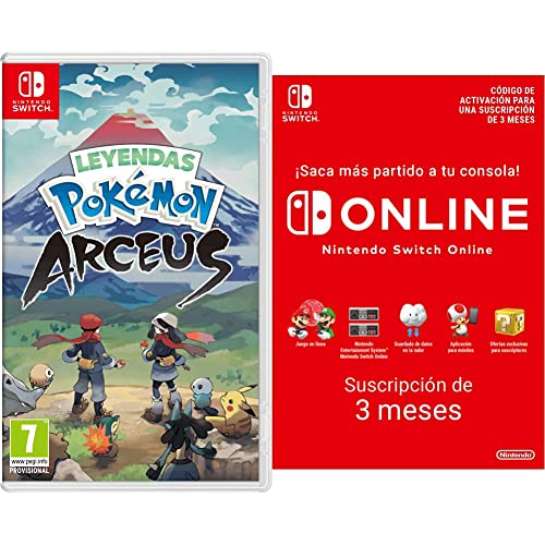 Ya en mundofriki.es: NINTENDO SWITCH LEYENDAS POKEMON: ARCEUS + Switch Online - 3 Meses | Switch - Código de descarga