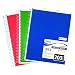Mead 06780 Spiral Bound Notebook, Perforated, College Rule, 11 x 8, White, 200 Sheets