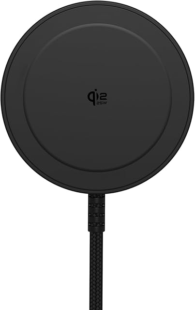 Chargeur magnétique sans fil, 6FT Qi2 25W Fast Charging Pad Compatible avec Samsung Galaxy S26/25/24/23/22/21/20/FE/Plus/Ultra/Z Plier/Z Flip/Note, Google Pixel 10 Series, Les copains de Galaxy & Plus noir
