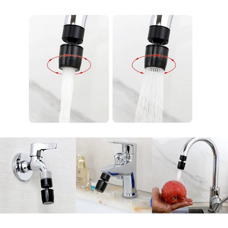 Grifo de agua universal para cocina con cabezal giratorio ajustable de rosca estándar 4