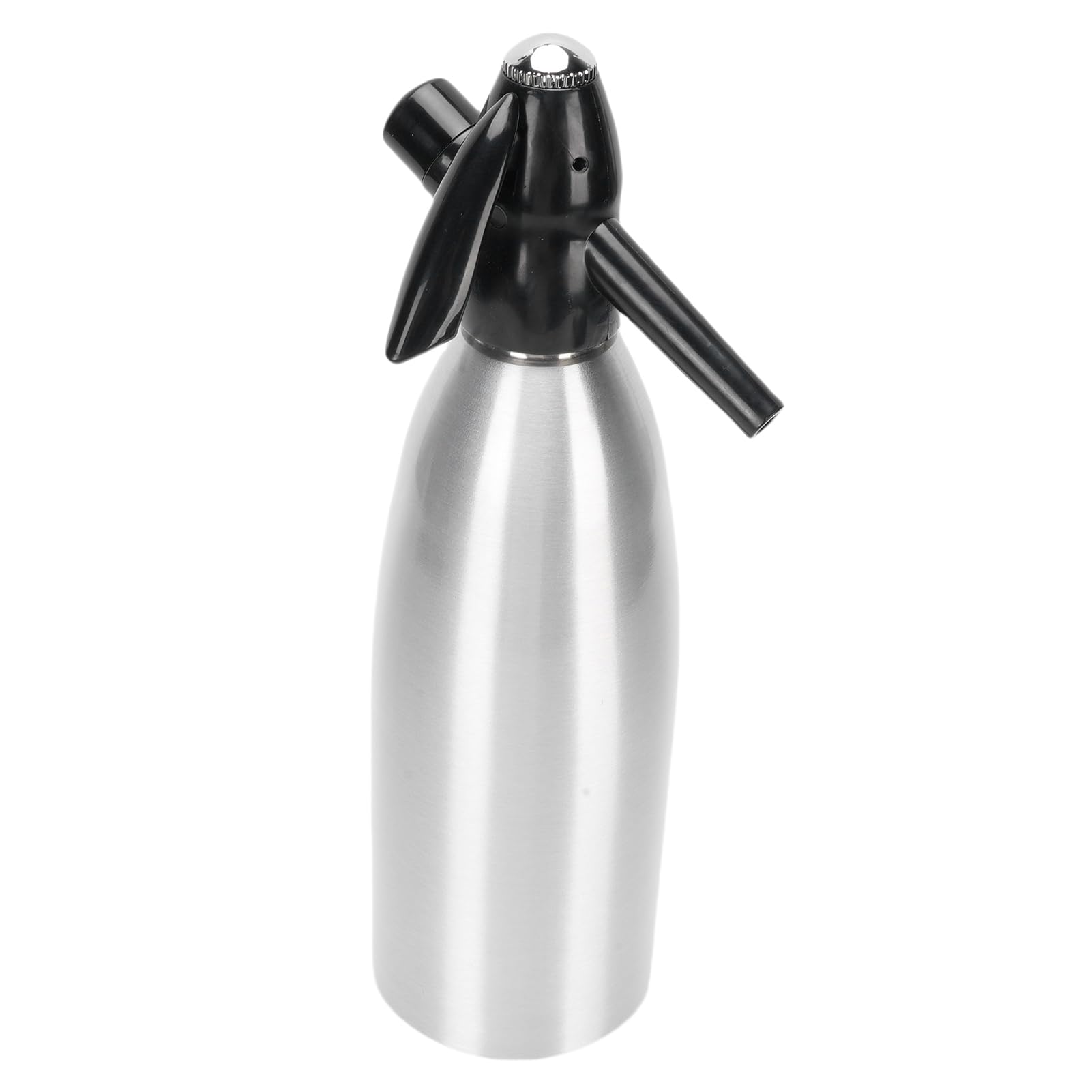 Generic Máquina Portátil de Agua Carbonatada para Hacer Refrescos, Diseño que Ahorra Espacio para el Hogar, Bar, Cocina, Aluminio, 1L