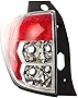 Evan-Fischer Tail Light Lens and Housing Compatible with 2009-2013 Subaru Forester Driver Side