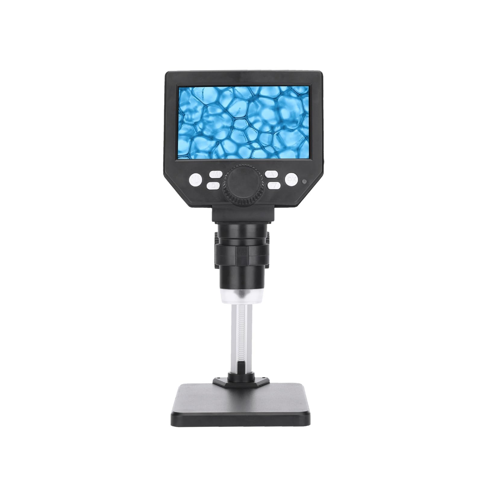 Microscopio electrónico Digital G1000 de 4,3 Pulgadas con Pantalla LCD Base Grande, 10 MP, Aumento amplificación Continua 1-1000X