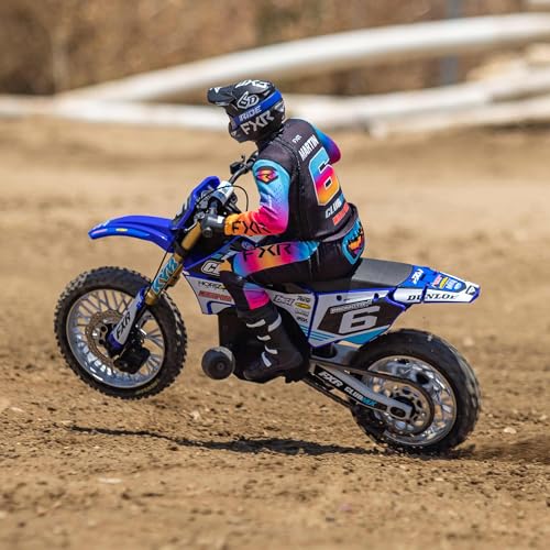 Image of Losi RC Motorcycle Promoto-MX 1 /4 Motorcycle Ready-to-Run Battery and Charger Not Included ClubMX LOS06000T2 Blue