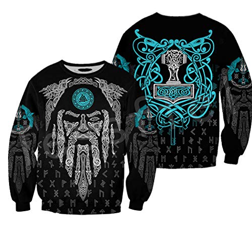 Combinaison zippée style Viking avec détails d'impression 3D premium