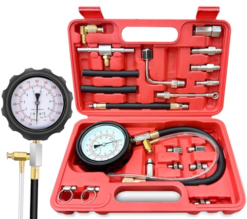 BETOOLL 0-140PSI Fuel Pressure Tester Kit, Fuel Injector Injection Pump