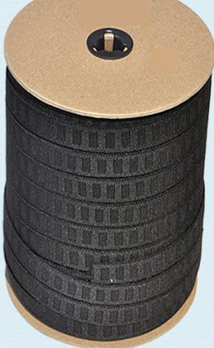 Elastic ~ Non-roll Elastic Width 1 Black By Roll (100 Yards / Roll)