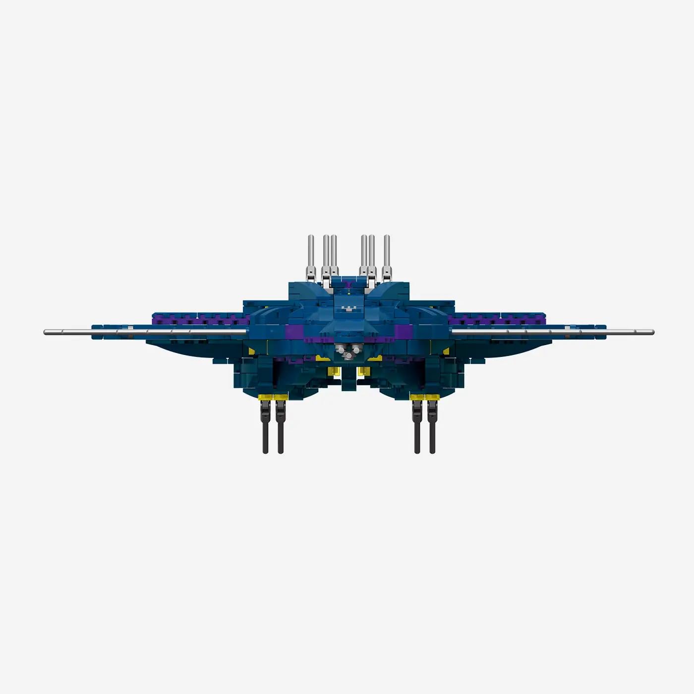 BlueBrixx Stargate Wraith Cruiser, 1037 klocki zaciskowe, model