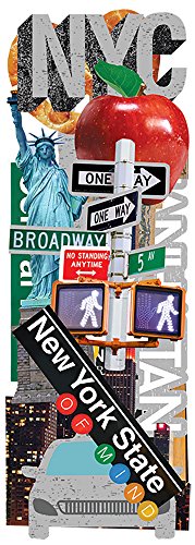 Paper House Productions STDC-0016E New York City Die Cut Stickers (3-Pack)