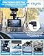 eSynic Dash Cam Hardwire Kit Typ-C USB Niederspannungsschutz Dashcam Hard Wiring Kit 11.5ft Kabel, 12V-24V zu 5V OBD-Stromkabel mit LCD-Display Parken/Acc-Modus 3 Stufen für Dash-Kamera Autos GPS
