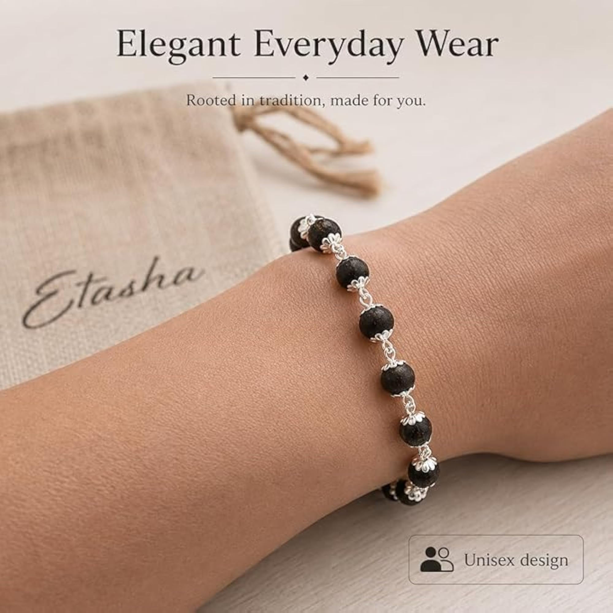 Karungali Bracelet with Original Natural Ebony Wood Beads