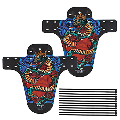 Parafanghi CNC per bicicletta, MTB/mountain bike, 2 pezzi posteriori e anteriore MTB Mudguard 26" 27.5" 29"