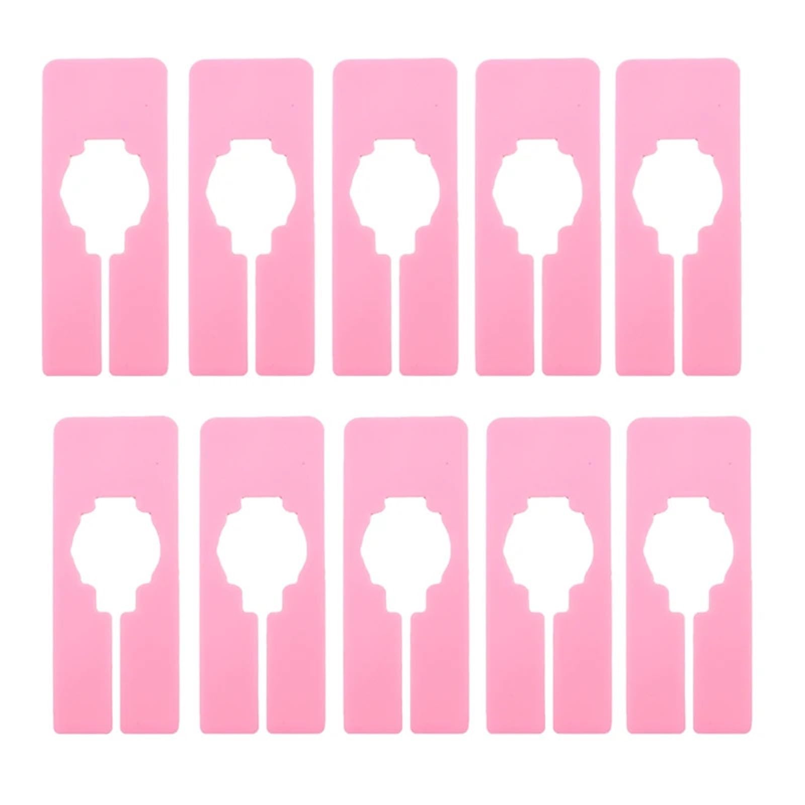 100 PCS Closet Dividers for Clothes Organizers, Reusable Rectangular Rack Dividers