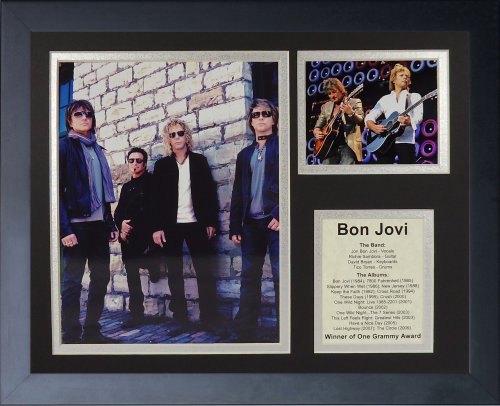 Legends Never Die Bon Jovi II Framed Photo Collage, 11 by 14-Inch