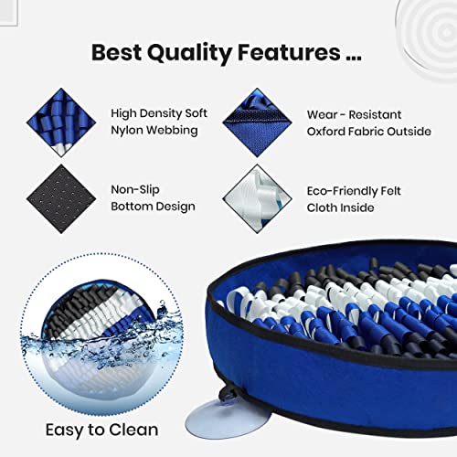 Snuffle Mat for Dogs Small and Large Breed – Interactive Feed Game/Cat Dog Puzzle Toy That Helps with Stress Relief, Foraging Skills, Brain Stimulation and Boredom Dog Enrichment Toys