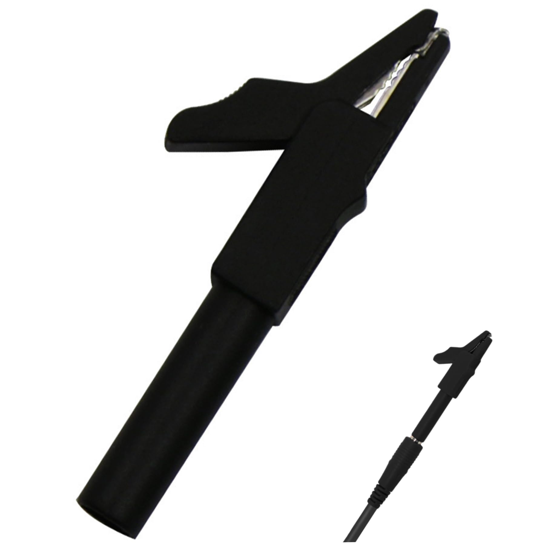 Insulated Alligator Clips, 15a Heavy-Duty Alligator Clamps Built-In Strong Spring, Insulation Clip Compatible with 4mm Banana Plugs for Car Auto Vehicle Boat Clamps Insulation Clip