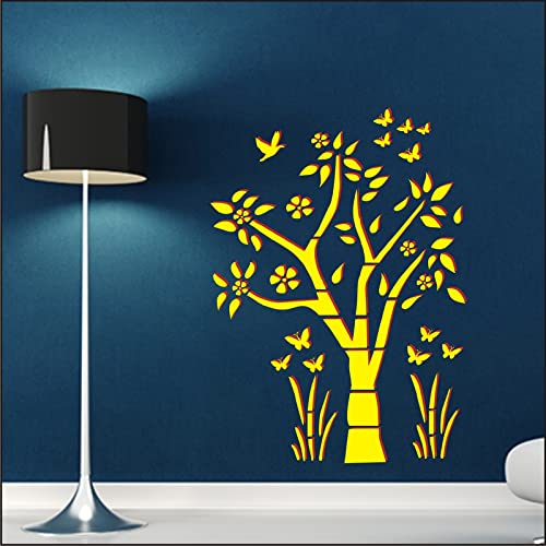 Decowall "Tree with Butterfly" Stencil for Wall Decor/DIY Painting-Stencil in Plastic Sheet (Multi-Coloured, 16 X 24-inch) (B09R2HMSDT) Amazon Price History, Amazon Price Tracker
